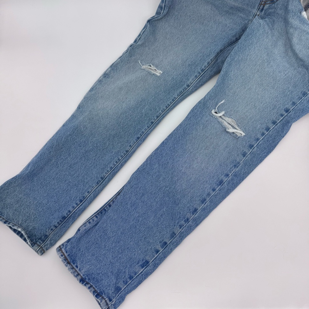 Levi’s 501 Original Fit Distressed Button Fly Jeans Light Wash W29 L30 - Picture 6 of 7